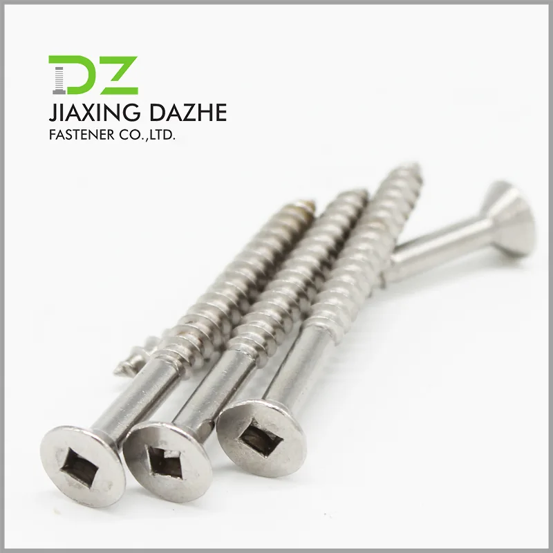 Square Slot Flat Head Self Tapping Screw